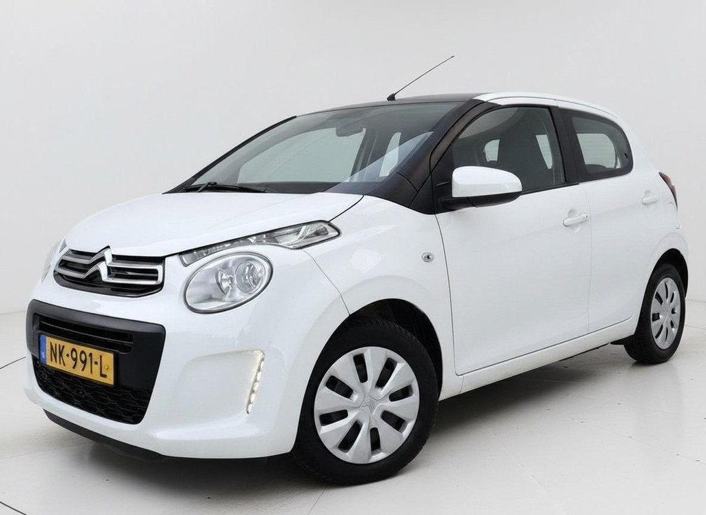 Citroen C1 1.0 e-VTi Selection Cruise Led Airco 5 Drs NL Aut, Auto's, Voorwielaandrijving, Stof, Gebruikt, Met garantie (alle)