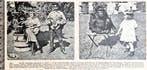Artis 1919; 3 leeuwen-welpjes en een chimpansee, Verzenden, Voor 1940, Gebruikt, Dier