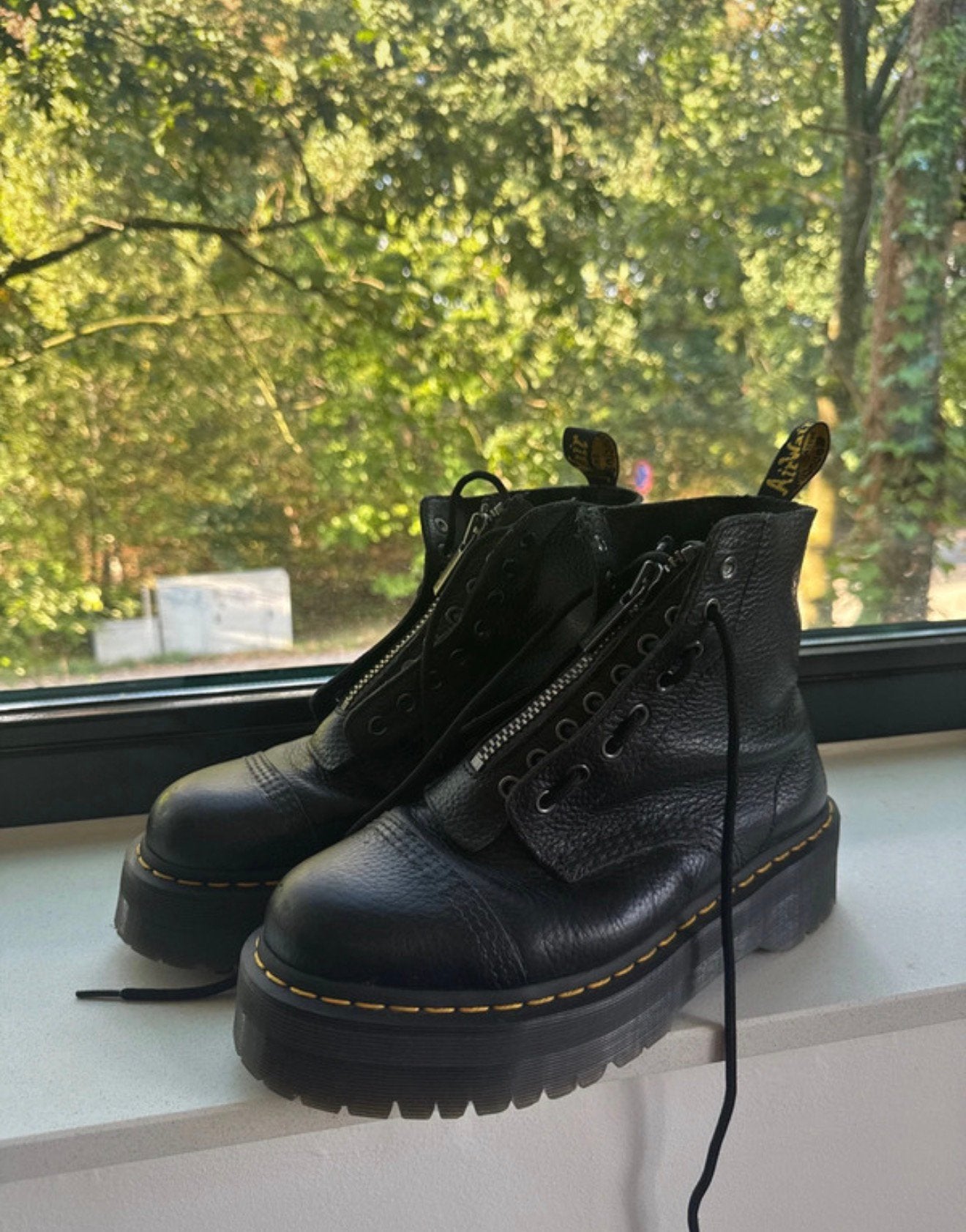 Dr Martens platform Sinclair, Kleding | Dames, Ophalen, Zwart, Lage of Enkellaarzen, Zo goed als nieuw