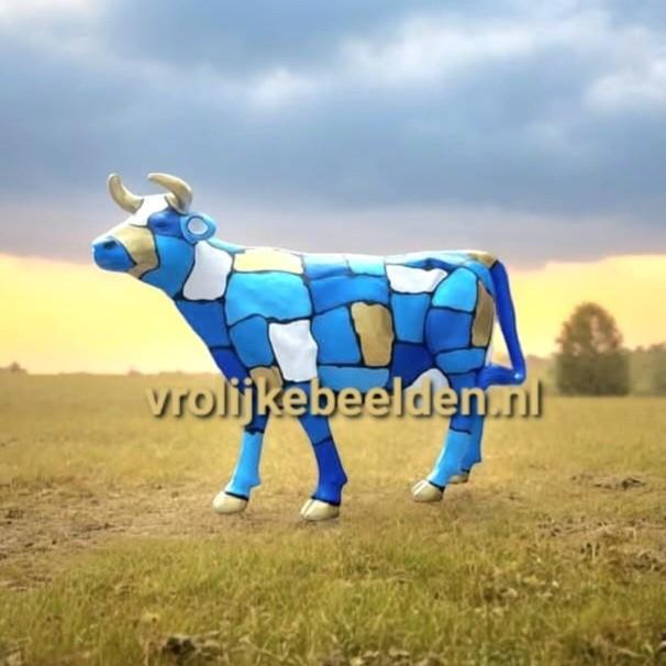 Polyester koe levensgroot decoratie tuin, Ophalen, Nieuw, Kunststof, Dierenbeeld