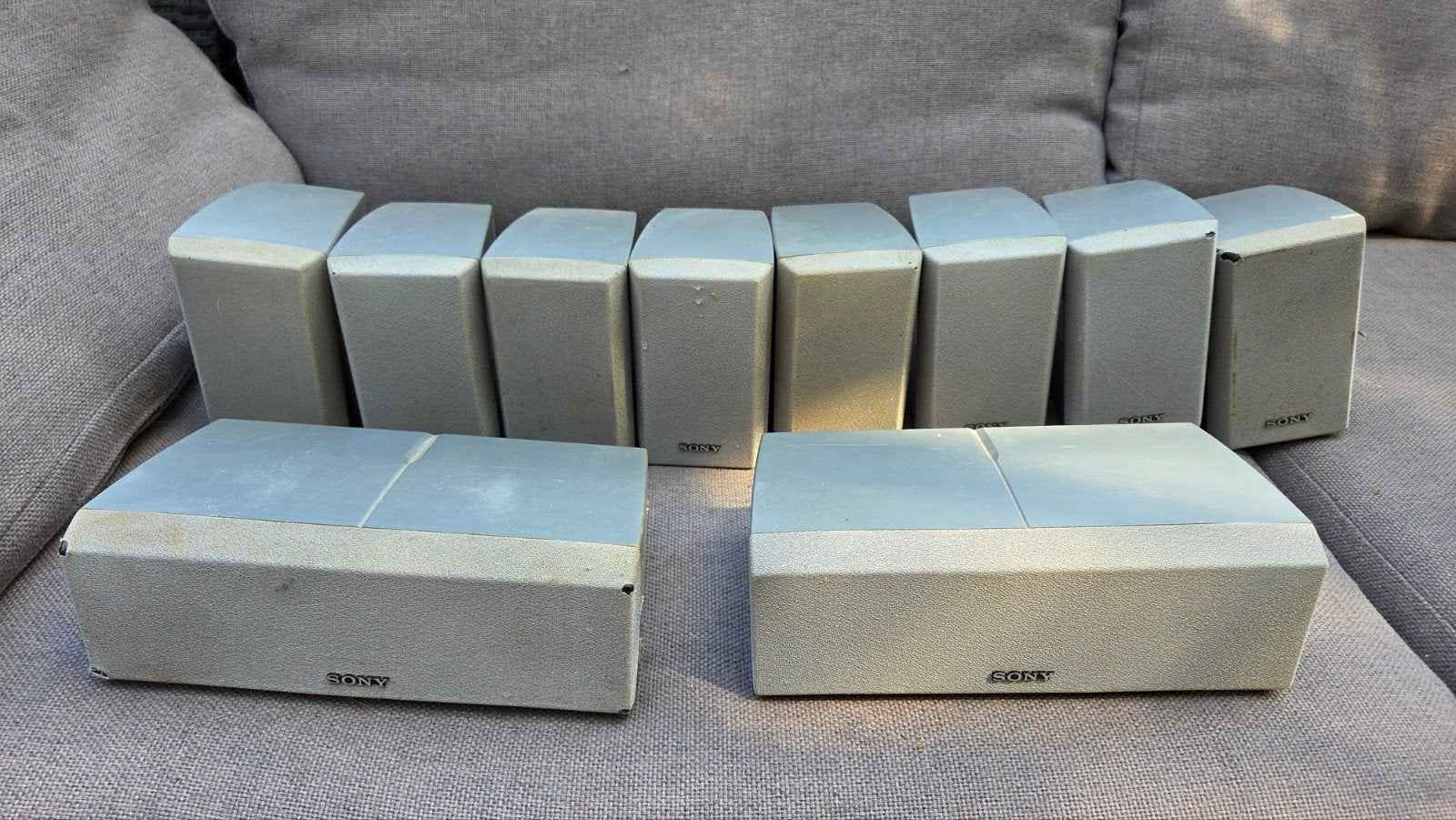 Sony SS-MSP2 en SS-CNP2 Speakerset - 10 stuks, Gebruikt, Speakerset, Ophalen of Verzenden, Sony