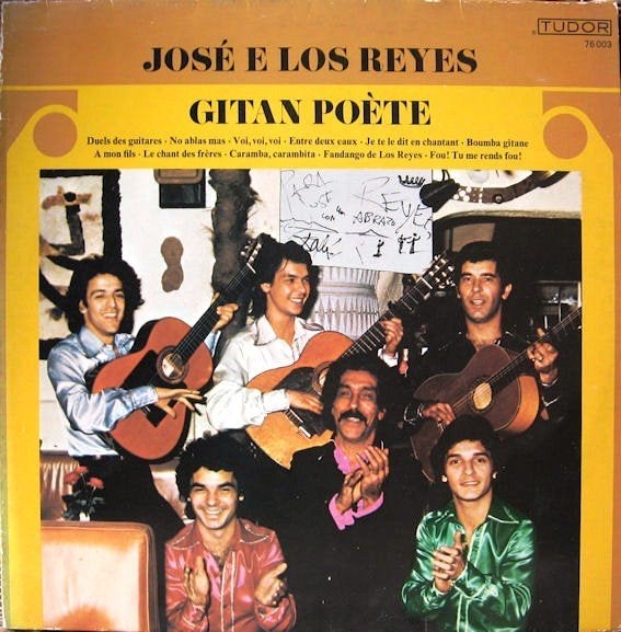 LP - José y Los Reyes - GITAN POÈTE, Cd's en Dvd's, Vinyl | Wereldmuziek, Zo goed als nieuw, Beschermende buitenhoes, Inclusief binnenhoes