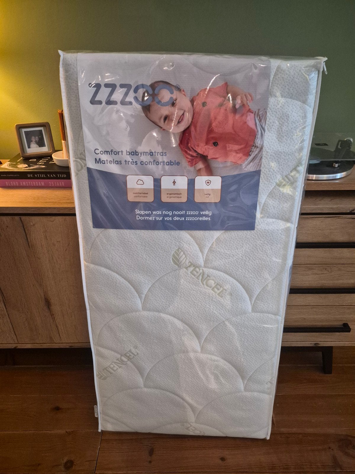 ZZZOO Panter babymatras - Nieuw in verpakking, Eenpersoons, Nieuw, Ophalen of Verzenden, Overige maten