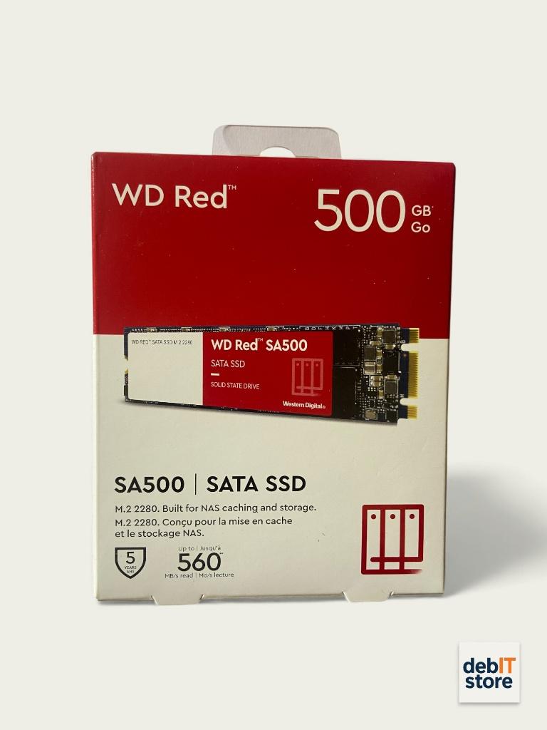 WD Red SA500 m2 Sata SSD 500gb - NIEUW - BTW, Intern, 500gb, Server, Nieuw