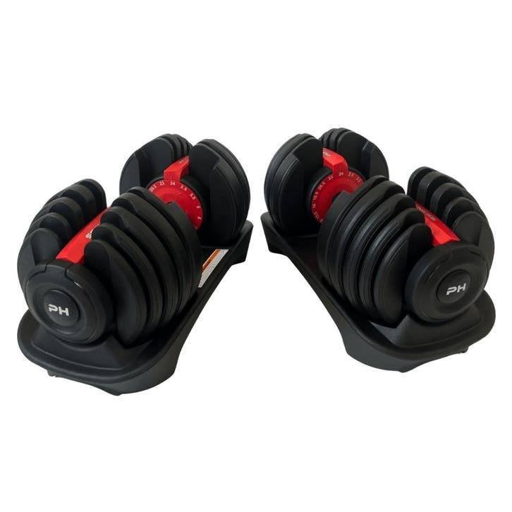 PH Fitness Verstelbare Dumbbells 24KG - Set 2x, Support@phfitness.nl, Ophalen of Verzenden, Zurichstraat 20, 6135 LP Sittard, Nederland
