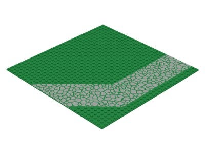 Lego Baseplate, Road 32 x 32 with Driveway with Light Gray, Gebruikt, Overige thema's, Lego, Ophalen of Verzenden