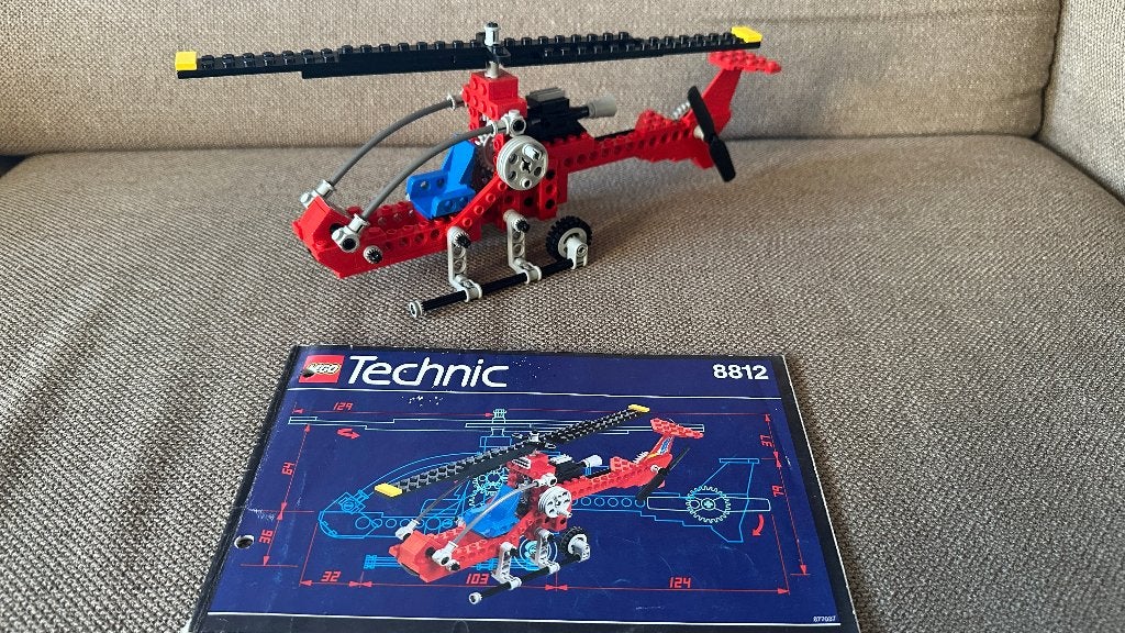 Lego Technic 8812 - Aero Hawk II, Gebruikt, Lego, Inclusief instructies, Ophalen of Verzenden