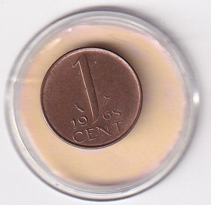 1 Cent 1968 Zeer Fraai met Diverse Muntkleuren, Postzegels en Munten, Munten | Nederland, Verzenden, Koningin Juliana, Overige waardes
