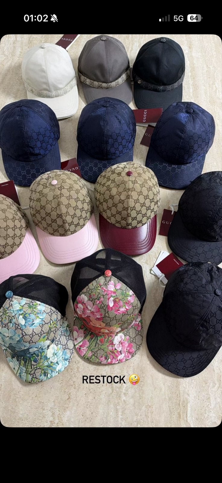Designer petten (Gucci, Fendi) - Diverse maten, Verzenden, Nieuw, One size fits all, Pet