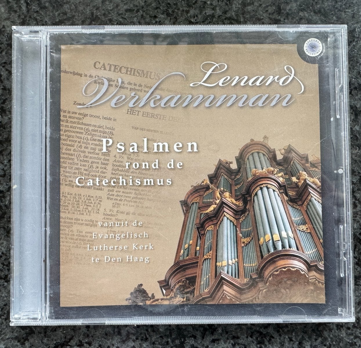 cd Lenard Verkamman Psalmen rond de Catechismus, Ophalen of Verzenden, Zo goed als nieuw, Geestelijke liederen, Orgel