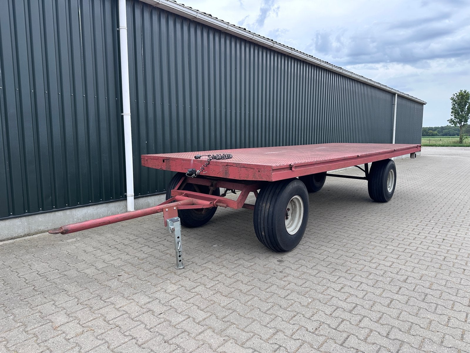 Platte wagen / Strowagen / Balenwagen, Ophalen, Transport