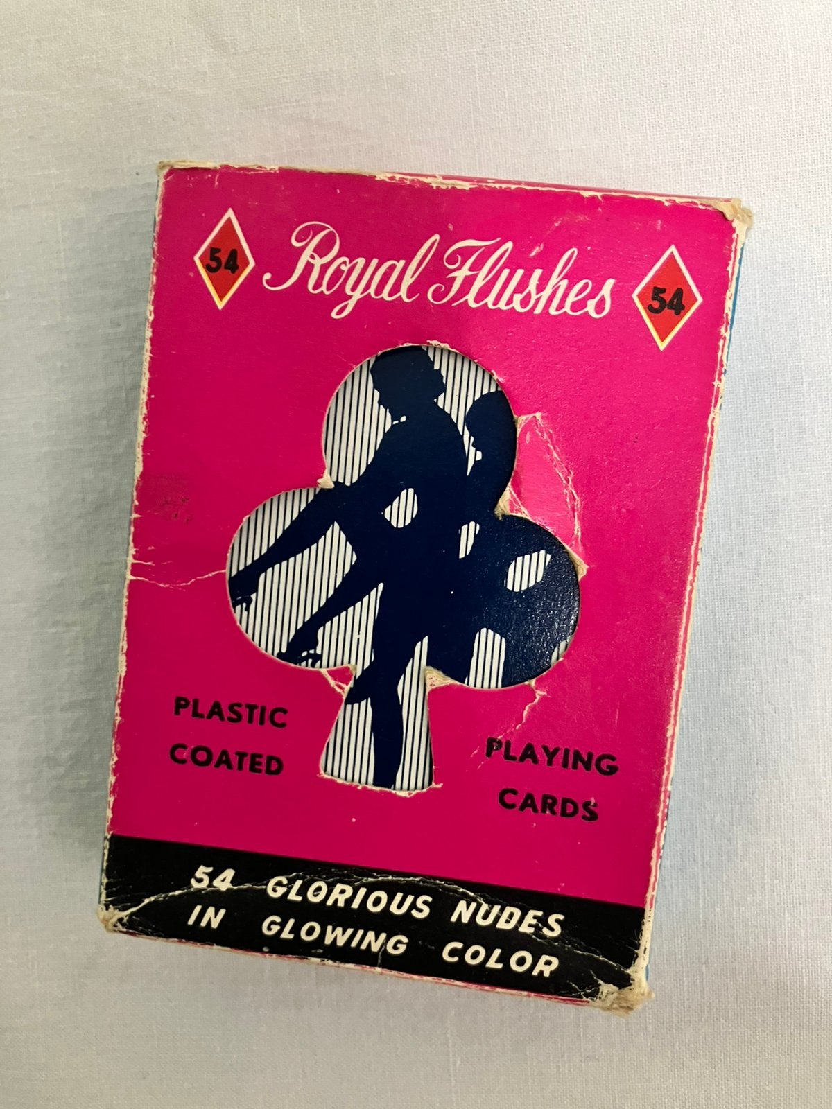 Royal Fluches pin-up speelkaarten 60s vintage, Ophalen of Verzenden, Gebruikt, Speelkaart(en)