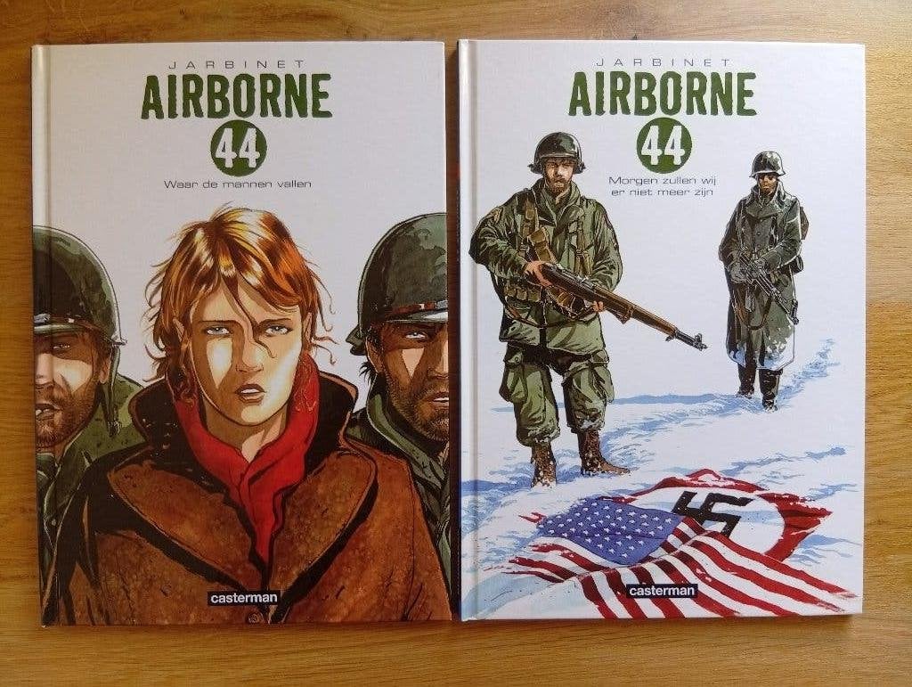 Jarbinet - Airborne 44, twee delen, Boeken, Gelezen, Philippe Jarbinet, Ophalen of Verzenden, Meerdere stripboeken