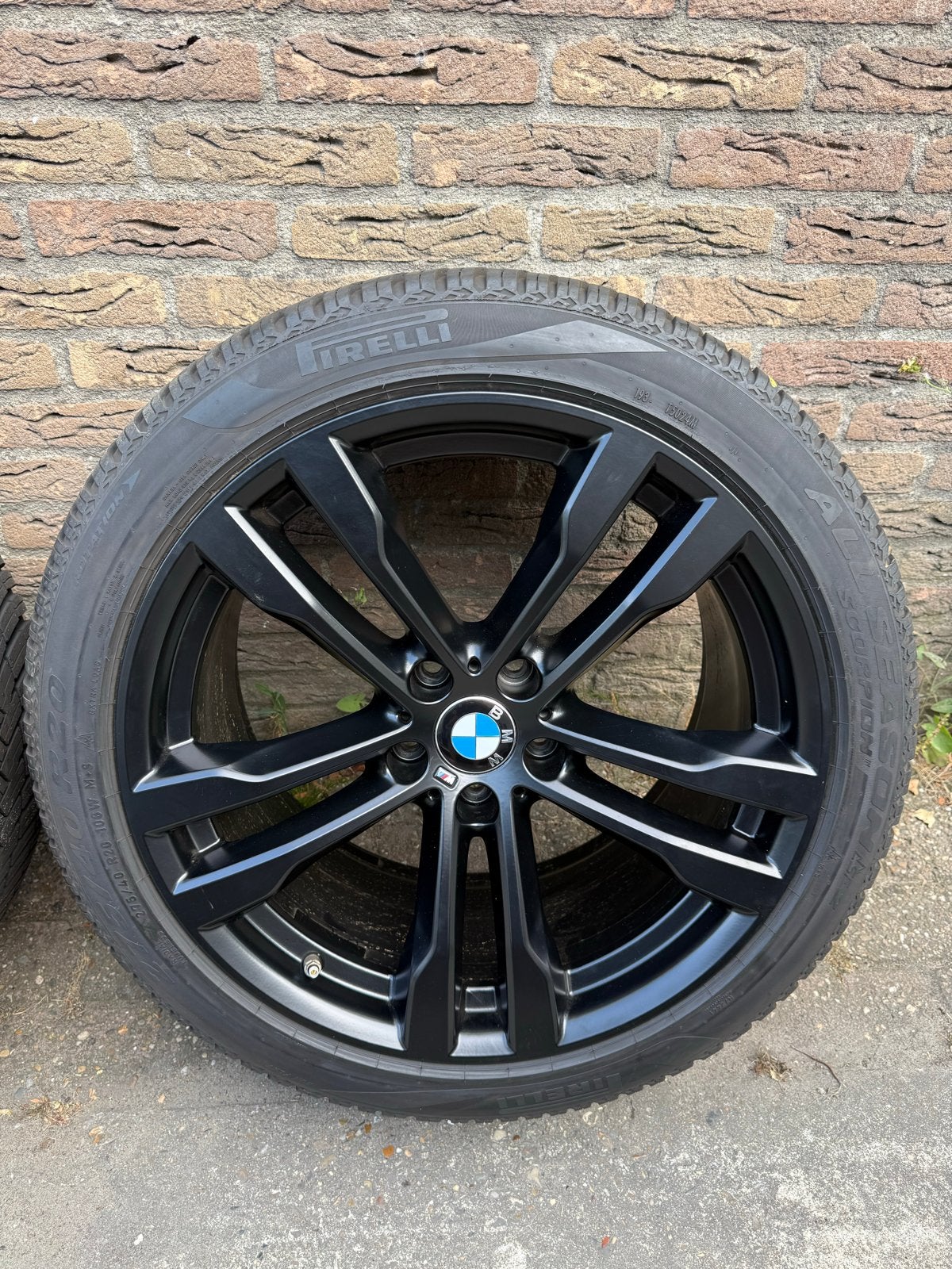 Originele BMW X5 velgen - Zwart gepoedercoat, Auto-onderdelen, Banden en Velgen, Ophalen, Gebruikt, 275 mm, Banden en Velgen