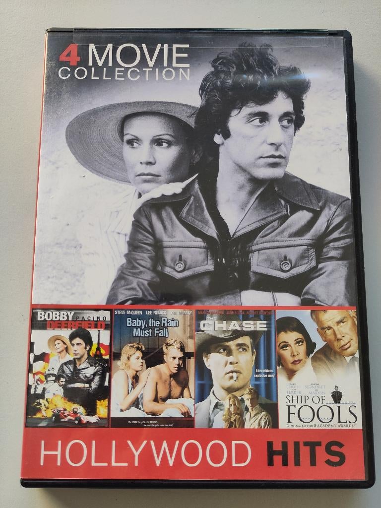 Bobby Deerfield, Baby, the Rain Must Fall, The Chase, 4 dvd, 1960 tot 1980, Gebruikt, Alle leeftijden, Drama