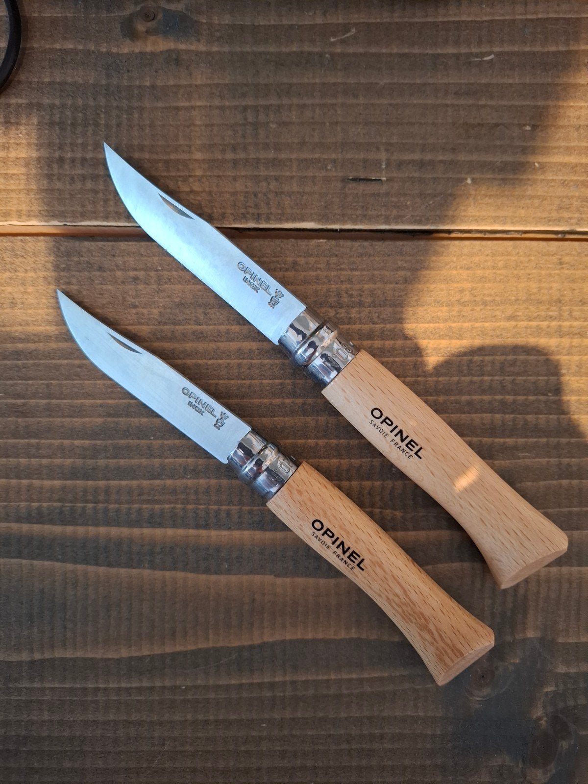 Opinel No7 en No8 Inox mes zakmes, Ophalen of Verzenden, Nieuw