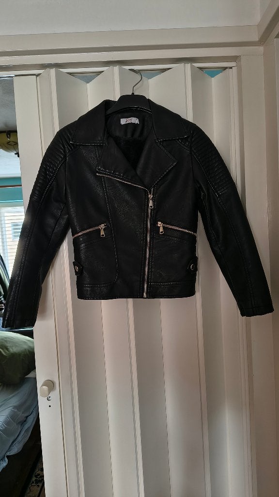 zomerjasje zwart, Kinderen en Baby's, Kinderkleding | Maat 146, Ophalen of Verzenden, Zo goed als nieuw, Meisje, Jas