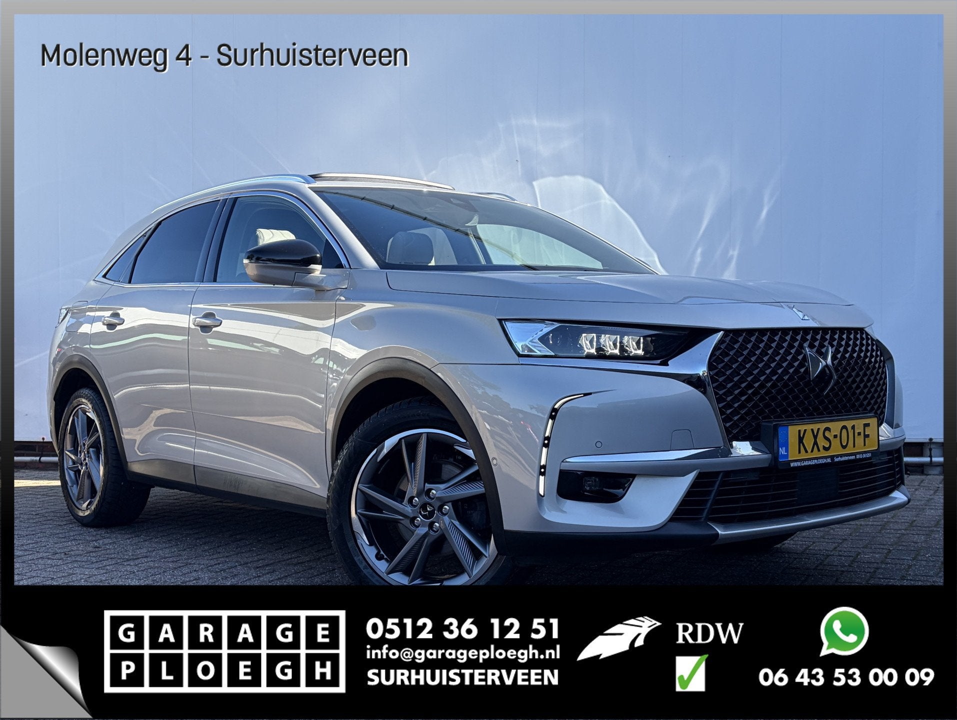DS 7 Crossback 1.6 181pk Rivoli Leer Massage Memory ACC Carp, Auto's, Automatische klimaatregeling, 15 km/l, Euro 6, 4 cilinders