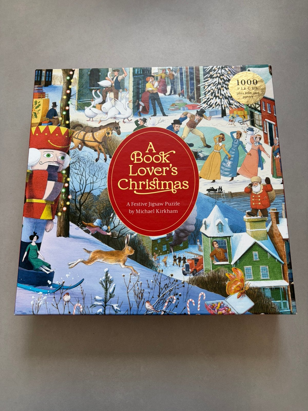 Puzzel A Book Lover's Christmas, Ophalen, 500 t/m 1500 stukjes, Nieuw, Legpuzzel