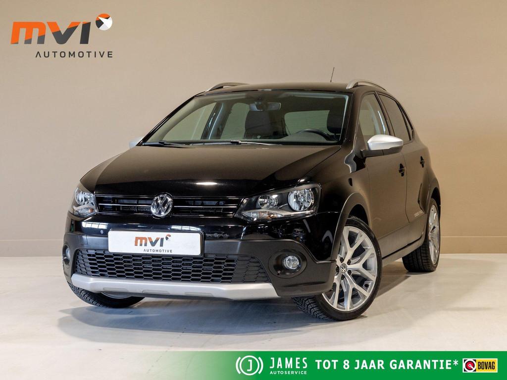 Volkswagen Polo 1.2 TSI Cross / 90pk / Trekhaak / Stoelverwa, Auto's, Stof, 4 cilinders, Met garantie (alle), Zwart