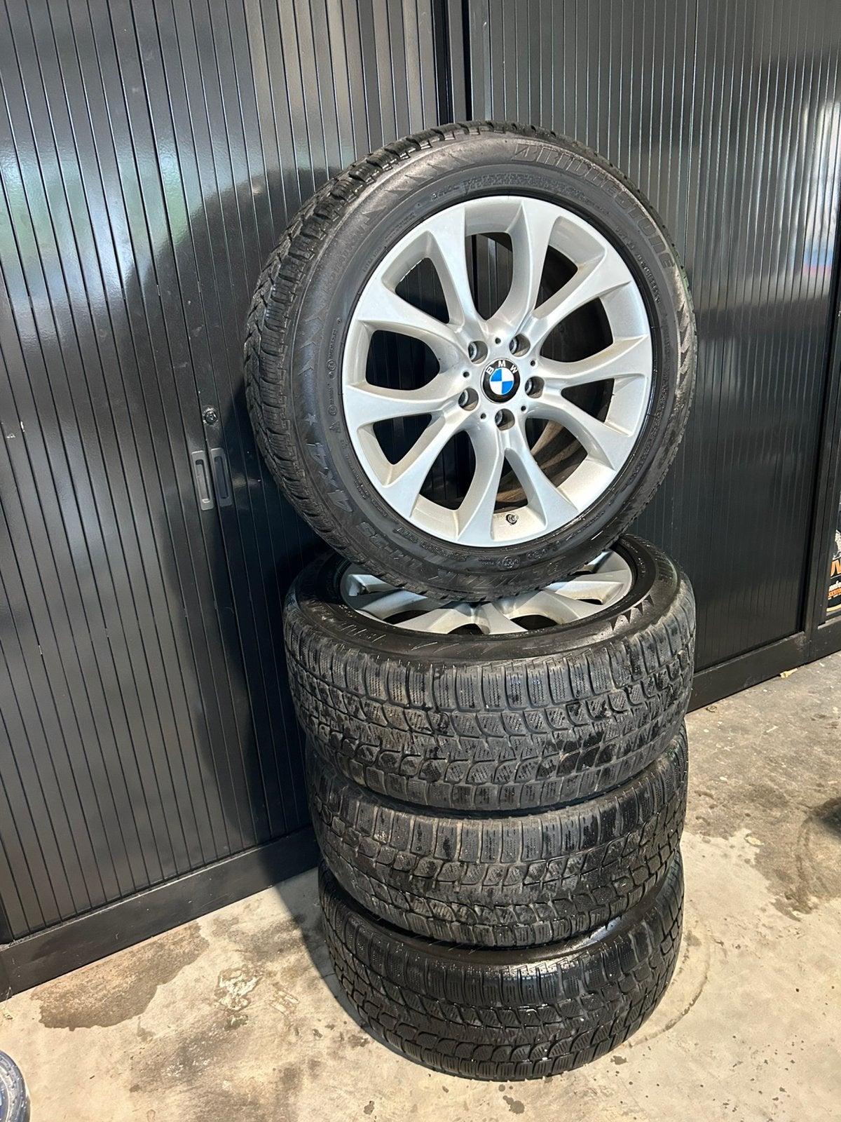BMW X5 winterset Bridgestone, Auto-onderdelen, Banden en Velgen, Gebruikt, 255 mm, Banden en Velgen, Winterbanden