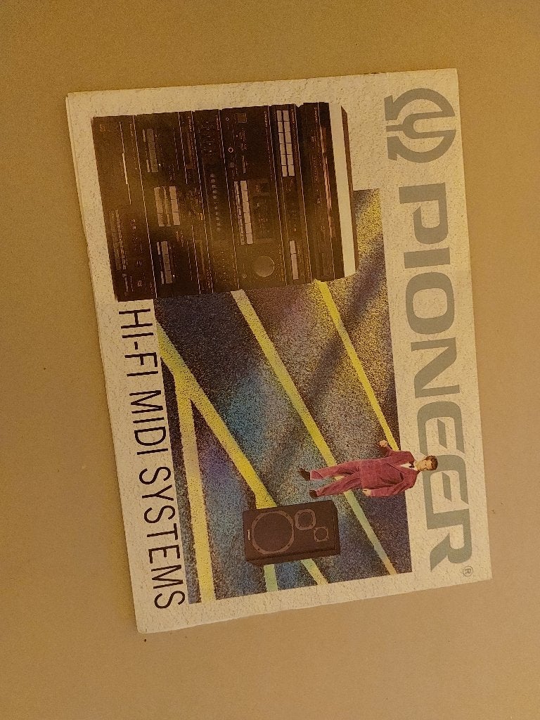 Pioneer Hi-fi system stereo catalogus 1988 prijslijst, Ophalen of Verzenden, Overige typen