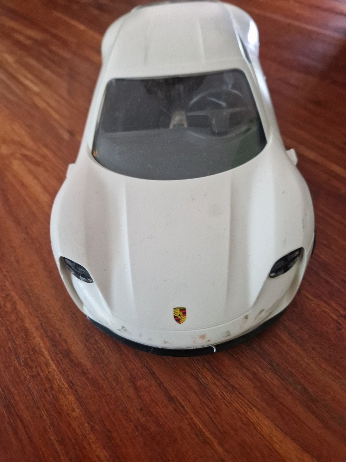 Witte Porsche Mission E playmobil, Ophalen of Verzenden, Gebruikt