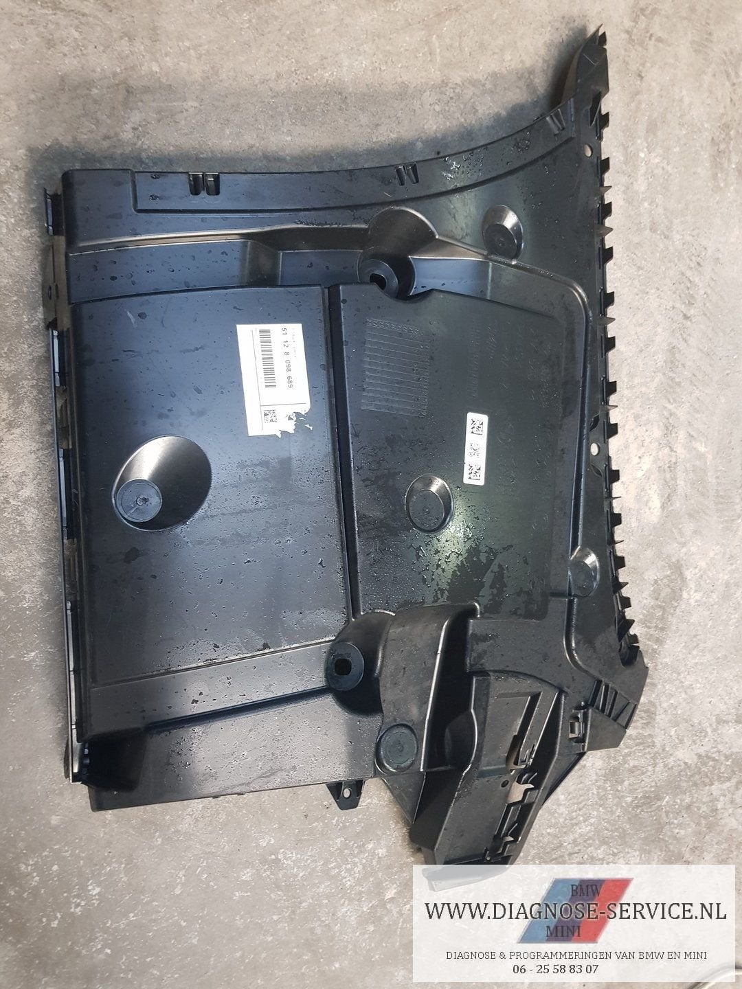 BMW 5er G30 lci M sport bumper frame links achter 8098689, Auto-onderdelen, Carrosserie en Plaatwerk, Bumper, BMW, Gebruikt, Ophalen of Verzenden