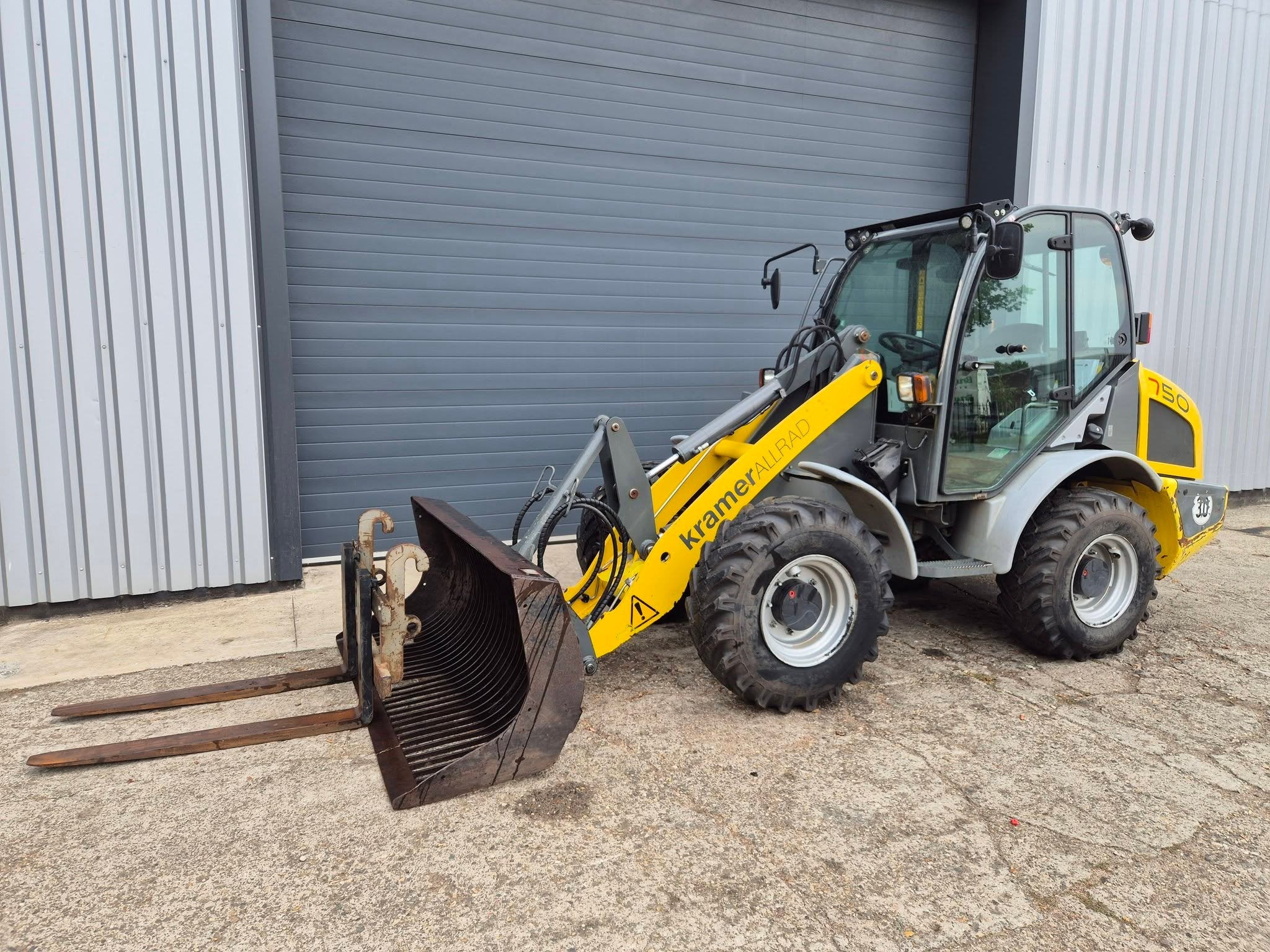 Kramer 750 Wiellader Shovel (bj 2014), Wiellader of Shovel