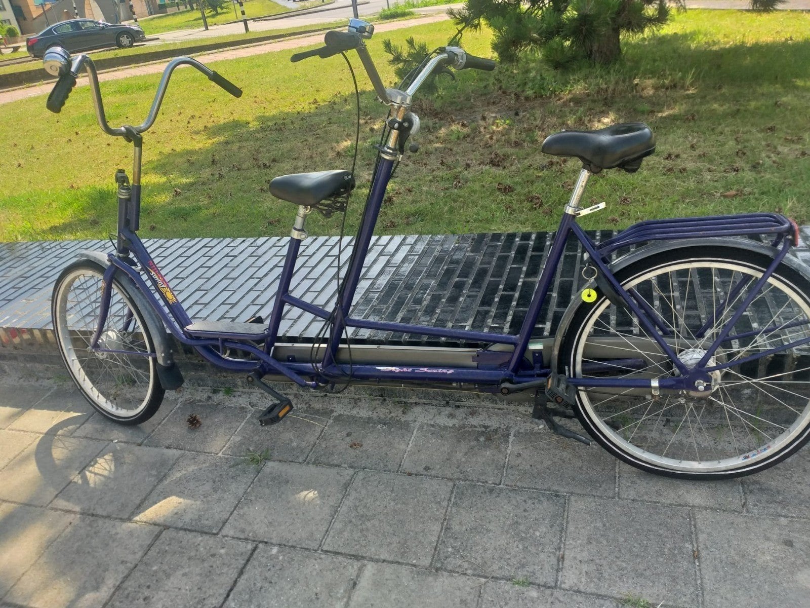 Leuke 2-persoons fiets - Tandem voor gezellige ritjes, 53 tot 57 cm, Minder dan 10 versnellingen, Gebruikt, Ophalen of Verzenden