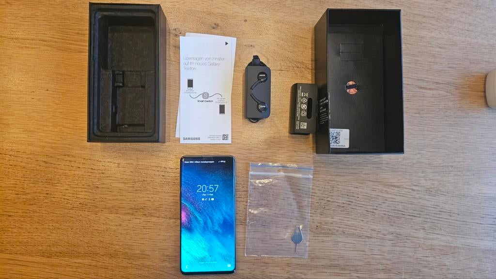 Samsung Galaxy S10 128GB met ongebruikte bedrade oortjes, 128 GB, Ophalen, Zwart, Galaxy S10