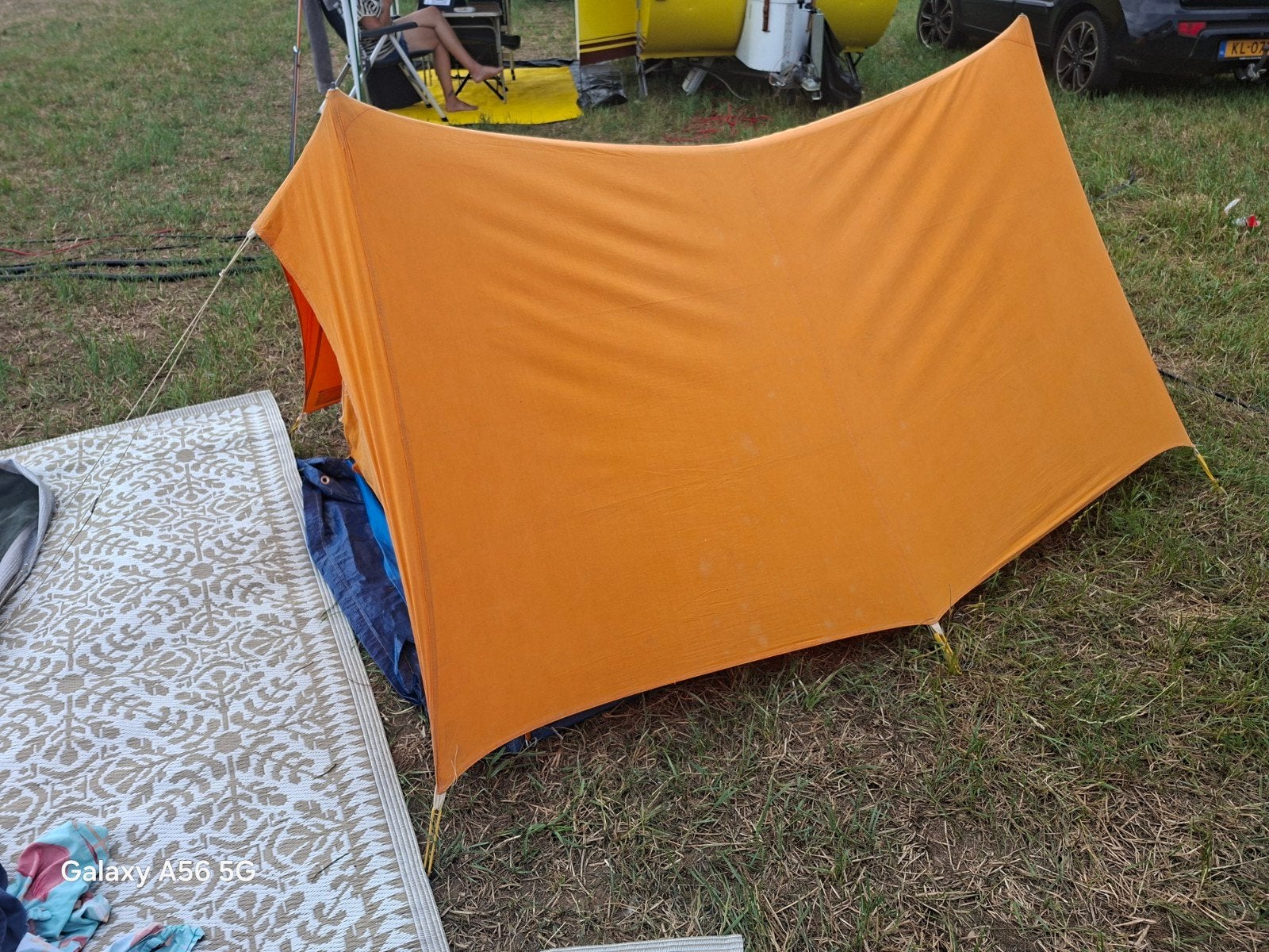 Vintage tent, Ophalen