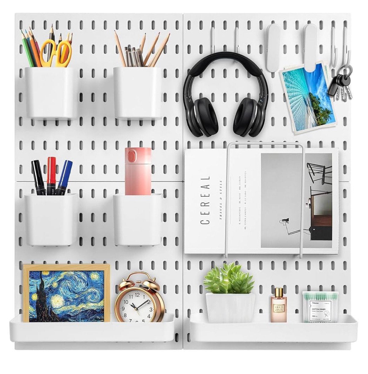 IKEA Skadis Pegboard met accessoires, Ophalen, Zo goed als nieuw