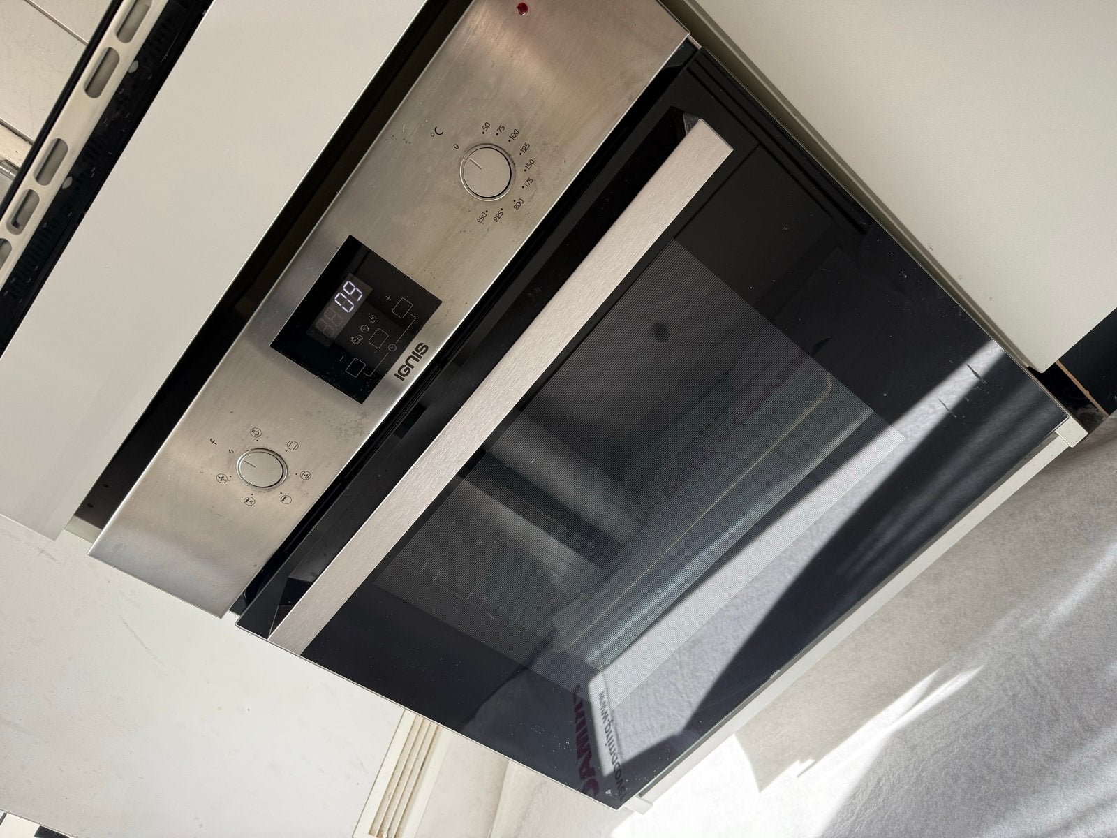 Ignis Oven - Gebruikt maar functioneel, Ophalen, Oven, Hete lucht, Inbouw