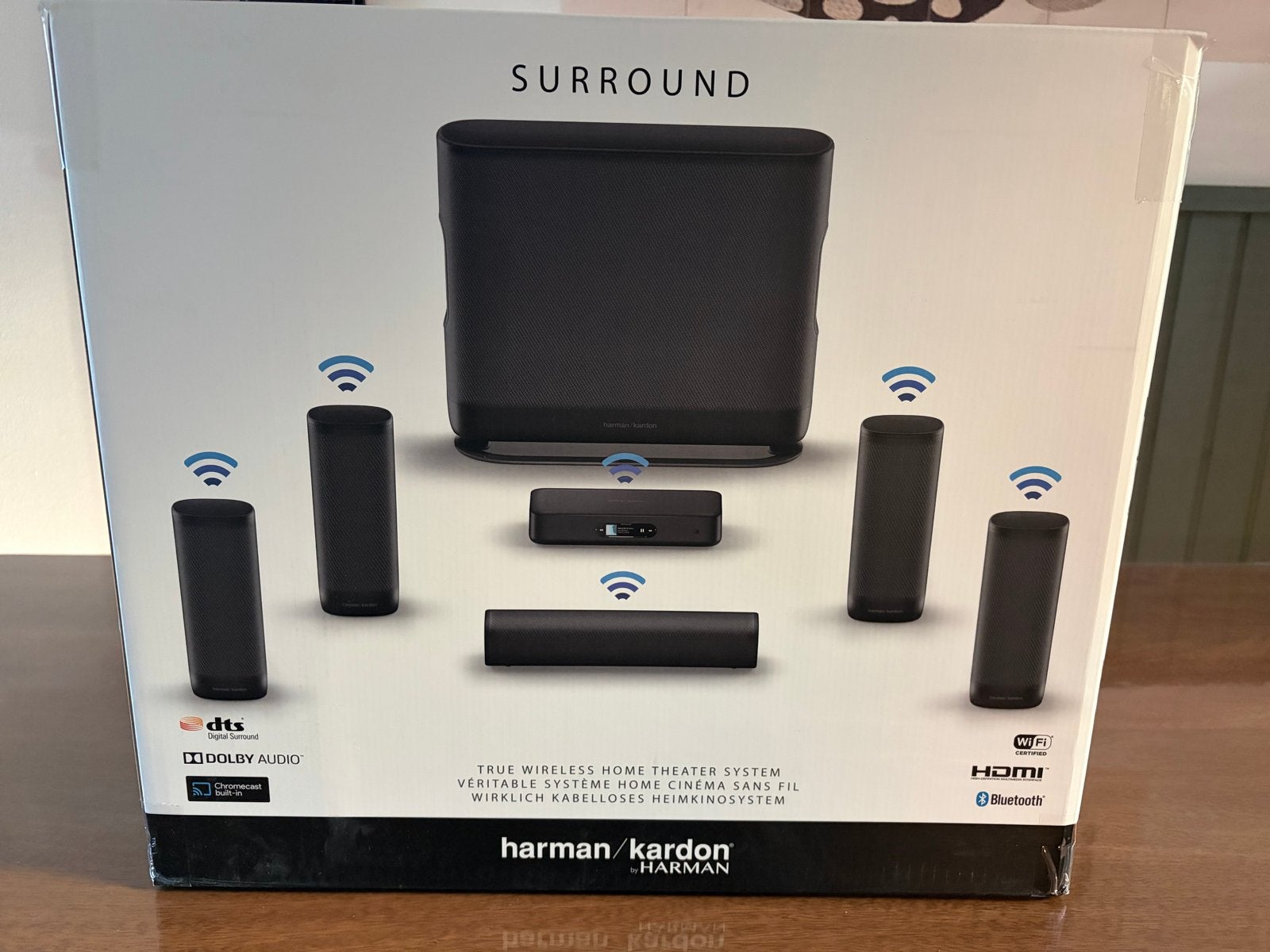 Harman Kardon Surround Sound Systeem - Draadloos, Overige merken, 70 watt of meer, Ophalen of Verzenden, Zo goed als nieuw