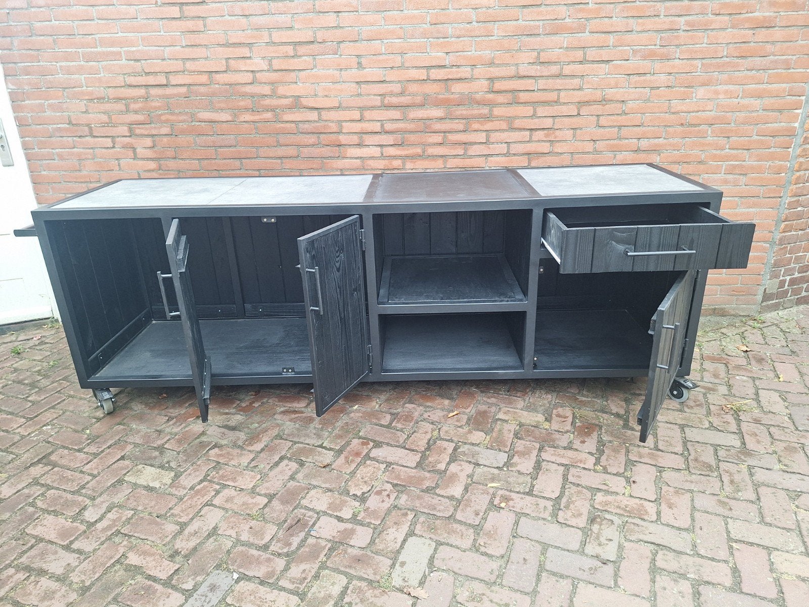 buitenkeuken staal frame, Tuin en Terras, Ophalen