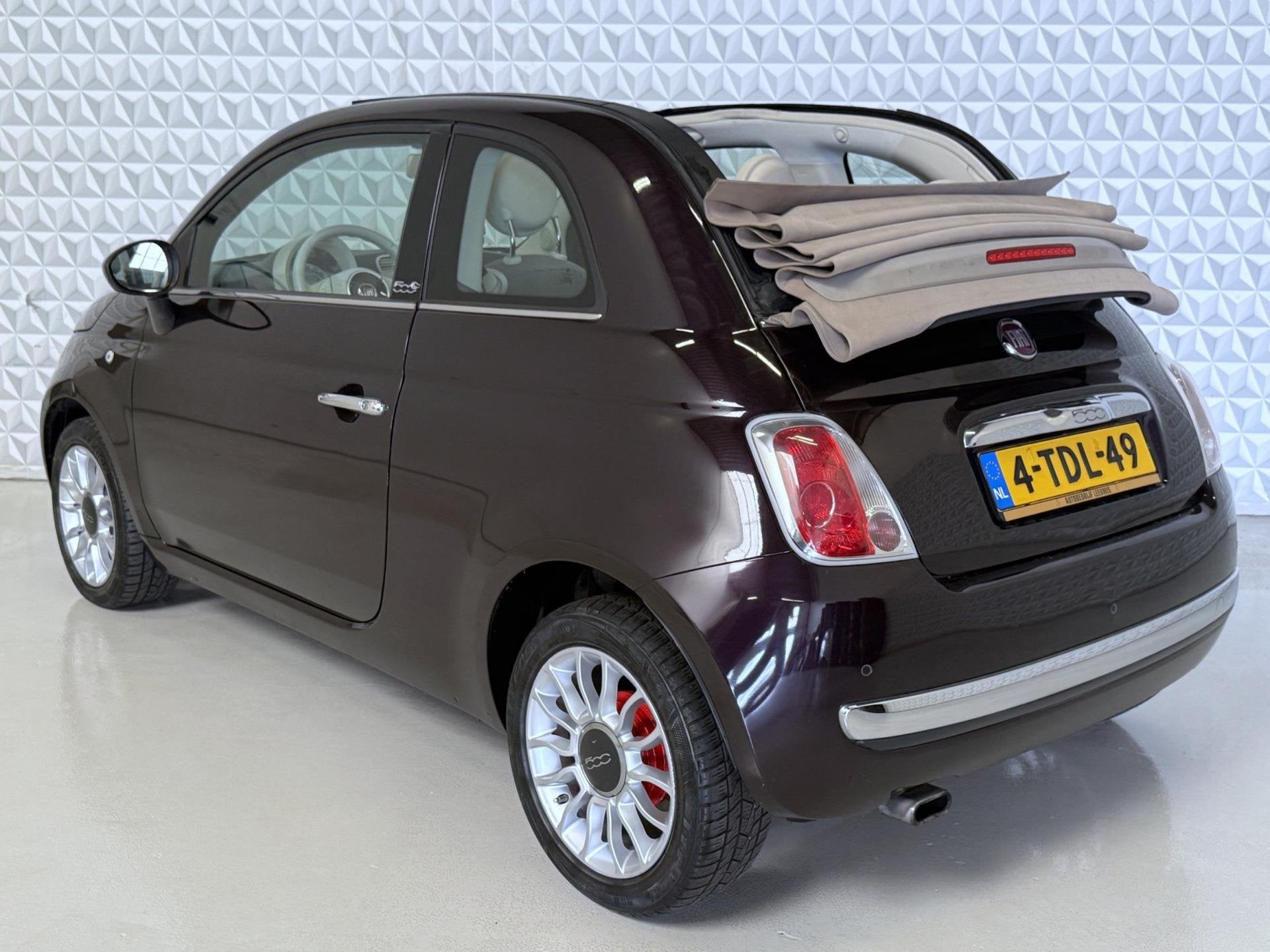 Fiat 500 C 0.9 TwinAir Lounge Cabriolet Facelift 132.000km (, 86 pk, Gebruikt, Overige kleuren, Cabriolet