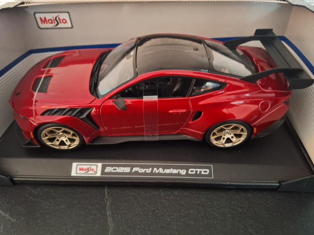 Ford Mustang GTD 2025 Schaal 1:18, Maisto, Auto, Nieuw, Ophalen of Verzenden