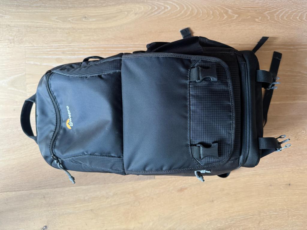 Lowepro Fastpack BP 150 AW II Cameratas Rugtas Zwart, Ophalen of Verzenden, Zo goed als nieuw, Rugtas, Lowepro