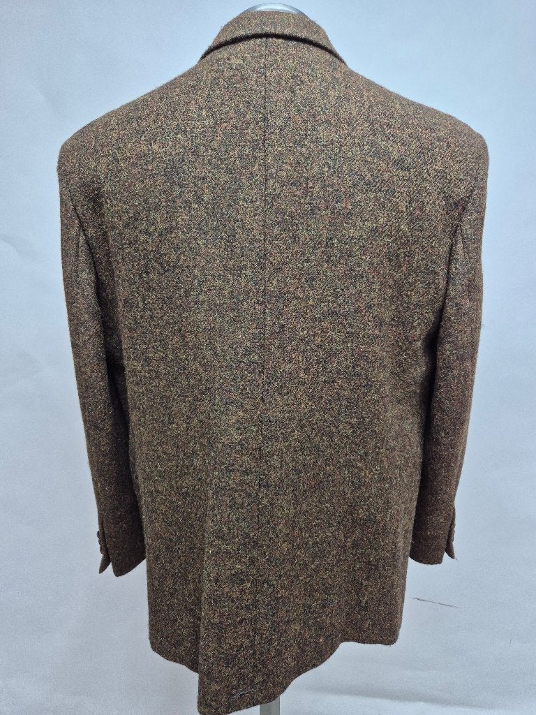 Harris Tweed Blazer Colbert, maat 25 (large), Maat 52/54 (L), Harris Tweed, Bruin, Ophalen of Verzenden