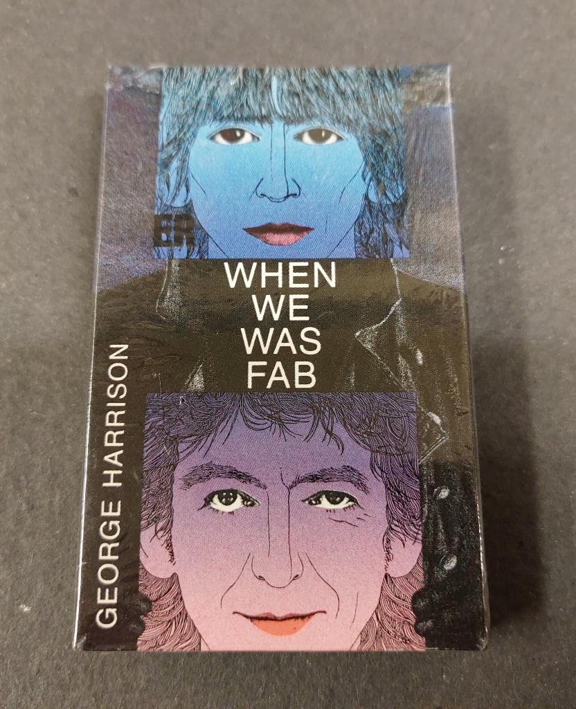 George Harrison CASSETTE SINGLE When we was Fab USA Beatles, Verzenden, 1 bandje, Origineel, Pop