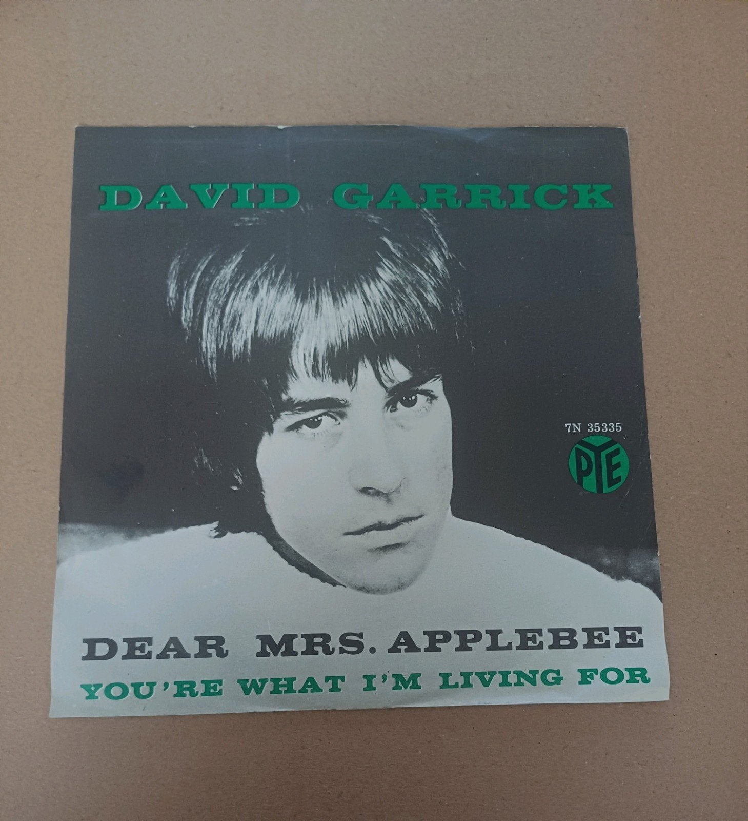 David Garrick  - Mrs. Applebee, Beschermende buitenhoes, Ophalen of Verzenden, Gebruikt, Pop