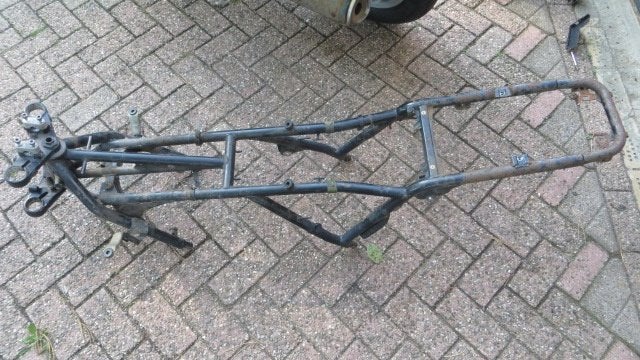 BMW K75 k100 k1100 Frame met kenteken te koop in Vianen, Motoren, Ophalen of Verzenden, Gebruikt