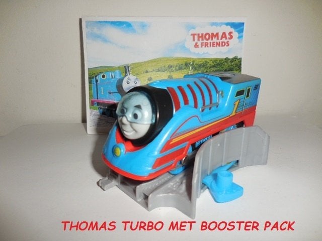 Trackmaster Thomas de Trein Turbo Thomas Booster Kartel Wiel, Ophalen of Verzenden, Gebruikt