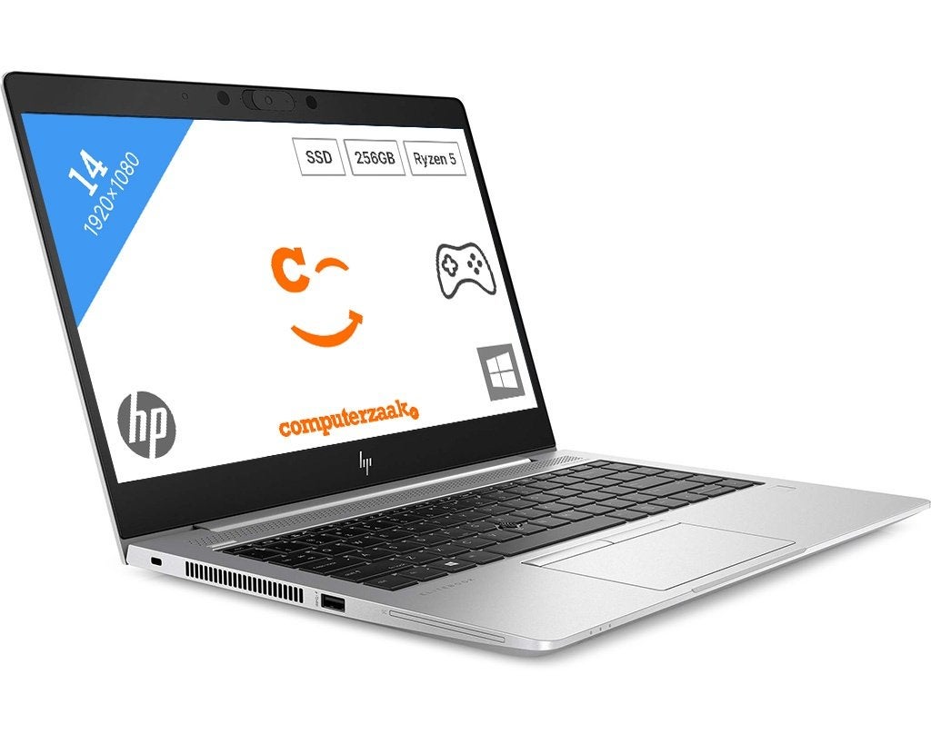 HP EliteBook 745 G6/AMD Ryzen 3 2/8GB/256GB M.2/Windows 11, Ophalen, Hp, 256 GB, 2 tot 3 Ghz