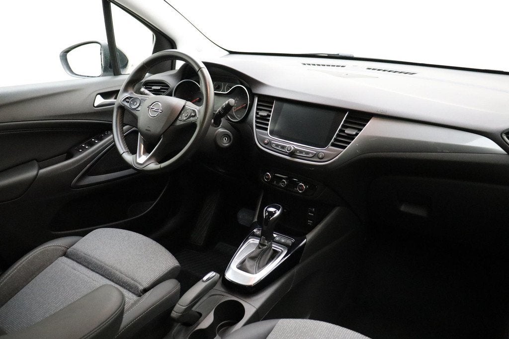Opel Crossland 1.2T 130pk Automaat Elegance | Parkeersensore, Auto's, Opel, Gebruikt, 1199 cc, Wit, 600 kg