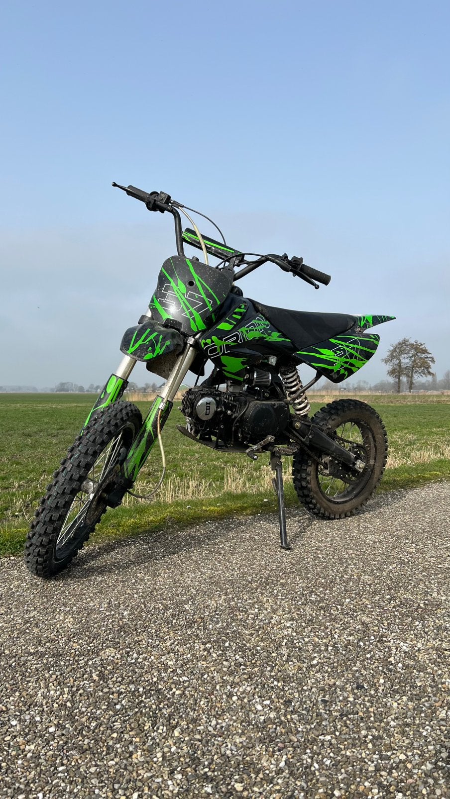125 cc pitbike, Ophalen of Verzenden, Zo goed als nieuw, 125 cc