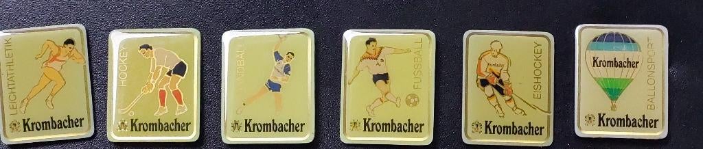 Pins lot KROMBACHER Sports, Verzamelen, Speldjes, Pins en Buttons, Ophalen, Gebruikt, Overige onderwerpen
