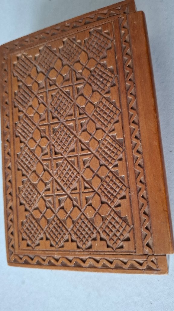doosje hout handmade, Antiek en Kunst, Curiosa en Brocante, Ophalen of Verzenden