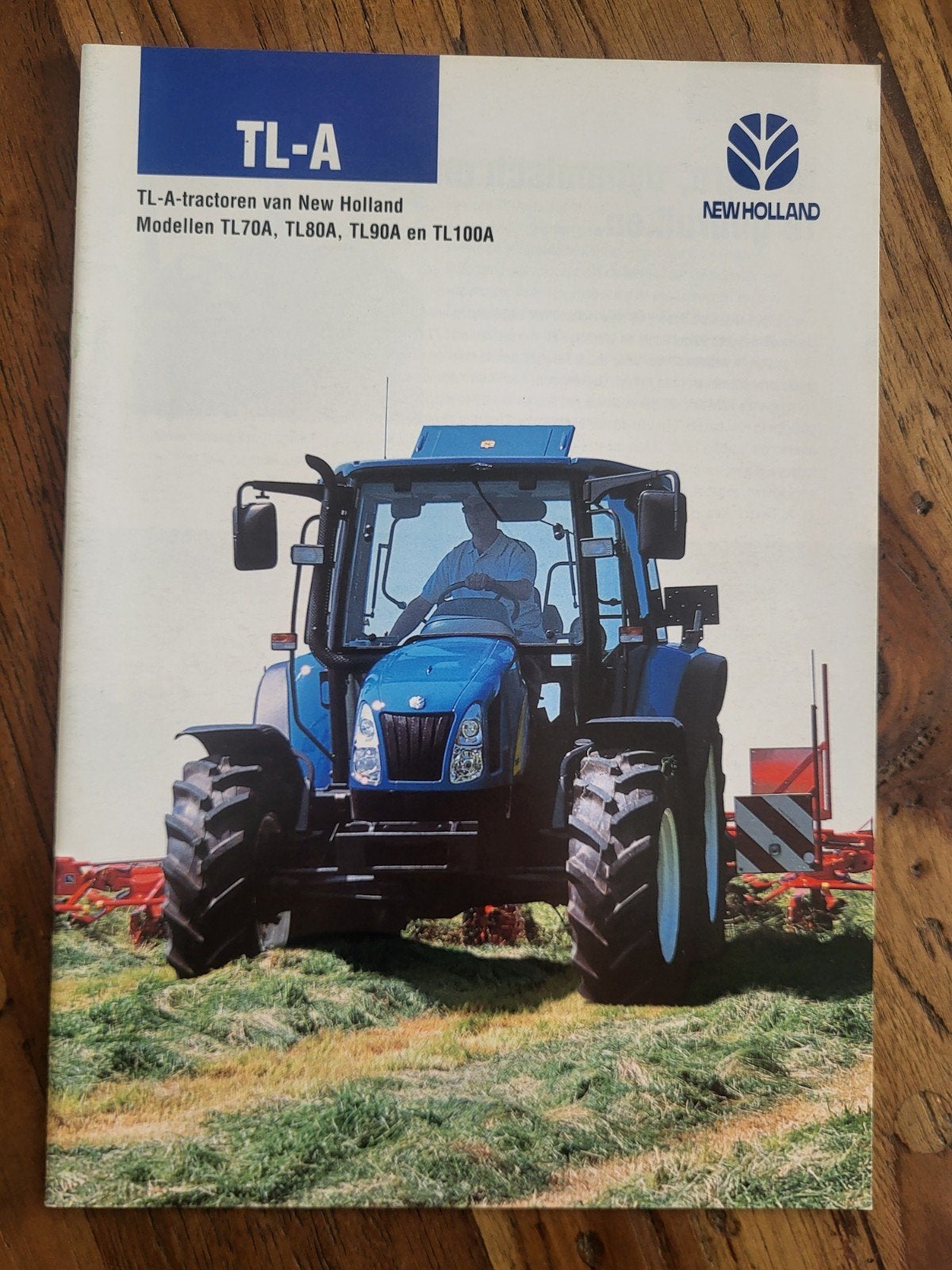 tractor folder New Holland TL-A, Boeken, Ophalen of Verzenden, Zo goed als nieuw
